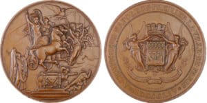 France - Hommage de la ville de Paris à Napoleon Ier, 1854 France - Hommage de la ville de Paris à Napoleon Ier, 1854