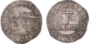 Henry VI de Lancastre (1422-1453) - Blanc aux écus - Saint-Lô