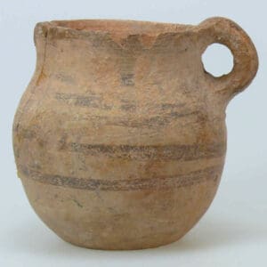 Grèce - Petit vase à anse en terre cuite - 4ème-2ème siècle av. J.-C.