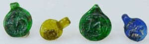 Proche-Orient - Lot de 4 médaillons en pâte de verre - 1er mill. av. J.-C.