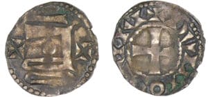 Orléanais - Vicomté de Châteaudun - Thibaut V - Denier Orléanais - Vicomté de Châteaudun - Thibaut V - Denier