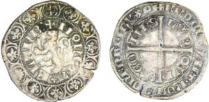 Flandre - Louis 1er de Crécy - Gros d'argent Flandre - Louis 1er de Crécy - Gros d'argent