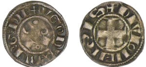 Bourgogne - Hugues III - Denier (Dijon) Bourgogne - Hugues III - Denier (Dijon)