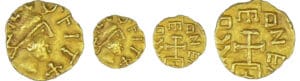 Mérovingien - Vvicvs - Monétaire Anglvs (625-635) - Triens Mérovingien - Vvicvs - Monétaire Anglvs (625-635) - Triens