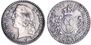 Louis XV (1715-1774) - 1/20 d'écu au bandeau - 1749 AA (Metz)