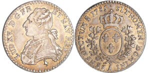 Louis XVI (1774-1792) - 1/10 d'écu aux branches d’olivier - 1786 A (Paris) 86 sur 85 var LUD XV
