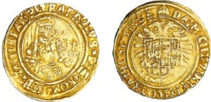 Brabant - Charles-Quint - florin Karolus d'or (tiers de réal) (Anvers) Brabant - Charles-Quint - florin Karolus d'or (tiers de réal) (Anvers)