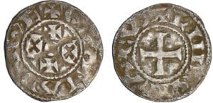 Limousin - Vicomté de Limoges - Denier au nom de Eudes