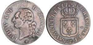 Louis XVI (1774-1792) - Sol - 1790 W (Lille)