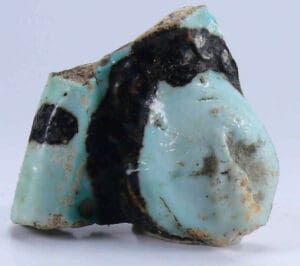 Egypte - Tête de concubine en fritte - Environ 800 av. J.-C.