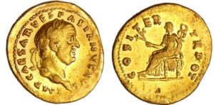 Vespasien - Aureus (70, Rome) - La Paix Vespasien - Aureus (70, Rome) - La Paix