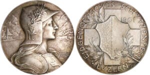 Suisse - Médaille de tir - 1901 Luzern Suisse - Médaille de tir - 1901 Luzern