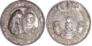 Lorraine - Médaille - Charles de Lorraine et Eléonore d'Autriche (1660) Lorraine - Médaille - Charles de Lorraine et Eléonore d'Autriche (1660)