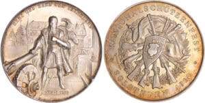 Suisse - Médaille de tir - 1890 Solothern Suisse - Médaille de tir - 1890 Solothern