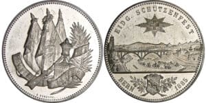 Suisse - Médaille de tir - 1885 Bern Suisse - Médaille de tir - 1885 Bern