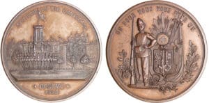 Suisse - Médaille de tir - 1882 Genève Suisse - Médaille de tir - 1882 Genève