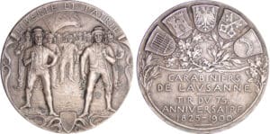 Suisse - Médaille de tir - 1900 Lausanne Suisse - Médaille de tir - 1900 Lausanne