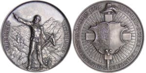 Suisse - Médaille de tir - 1889 Luzern Suisse - Médaille de tir - 1889 Luzern