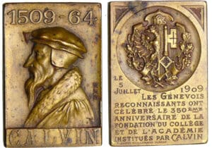 Suisse - Médaille du 350ème anniversaire de Calvin Suisse - Médaille du 350ème anniversaire de Calvin