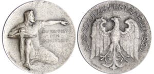Suisse - Médaille de tir - 1924 Arrau Suisse - Médaille de tir - 1924 Arrau