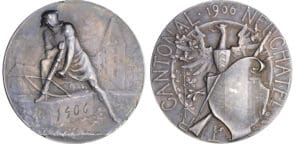 Suisse - Médaille de tir - 1906 Neuchatel Suisse - Médaille de tir - 1906 Neuchatel