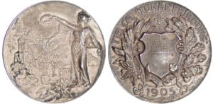 Suisse - Médaille de tir - 1905 Fribourg Suisse - Médaille de tir - 1905 Fribourg
