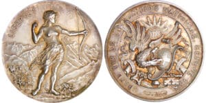Suisse - Médaille de tir - 1896 Genève Suisse - Médaille de tir - 1896 Genève