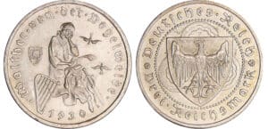 Allemagne - Deutsches Reich - 3 reichsmark 1930 F (Stuttgart)