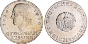 Allemagne - Deutsches Reich - 3 reichsmark 1929 G (Karlsruhe)