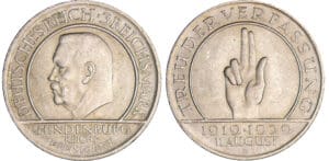 Allemagne - Deutsches Reich - 3 reichsmark 1929 D (Munich)