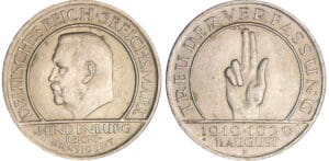 Allemagne - Deutsches Reich - 3 reichsmark 1929 D (Munich)