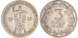 Allemagne - Deutsches Reich - 3 reichsmark 1925 A (Berlin)