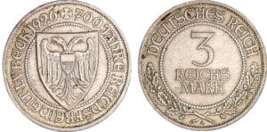 Allemagne - Deutsches Reich - 3 reichsmark 1926 A (Berlin)