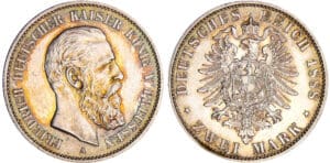 Allemagne - Prusse - Friedrich III (1888) - 2 mark 1888 A (Berlin)