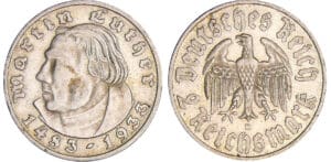Allemagne - Deutsches Reich - 2 reichsmark 1933 D (Munich)