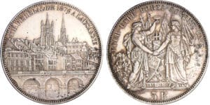 Suisse - Tir fédéral - 5 francs Lausanne 1876 Suisse - Tir fédéral - 5 francs Lausanne 1876