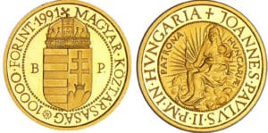 Hongrie - 10000 forint 1991 proof