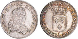 Louis XV (1715-1774) - 1/3 d'écu de France - 1720 L (Bayonne)