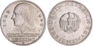 Allemagne - Deutsches Reich - 5 reichsmark 1929 G (Karlsruhe)