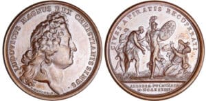 Algérie - Louis XIV (1643-1715) - Médaille - Bombardement d'Alger 1683