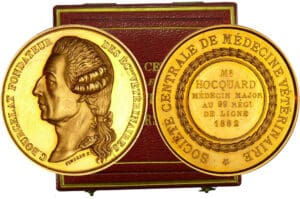 France - Médaille en or - C. Bourgelat - 1882 France - Médaille en or - C. Bourgelat - 1882