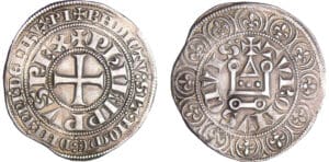 Philippe IV (1285-1314) - Gros tournois à l'O long