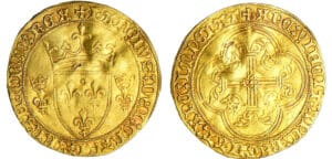 Charles VII (1422-1461) - Ecu d'or à la couronne - 2ème émission - Montpellier