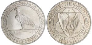 Allemagne - Deutsches Reich - 5 reichsmark 1930 F (Stuttgart)