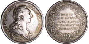 Suisse - Louis XVI - Médaille du renouvellement de l'alliance avec les suisses, 1777 Paris