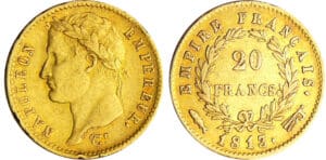 Napoléon 1er (1804-1814) - 20 francs revers empire 1813 (Utrecht) Napoléon 1er (1804-1814) - 20 francs revers empire 1813 (Utrecht)
