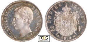 Napoléon IV - 2 francs 1874