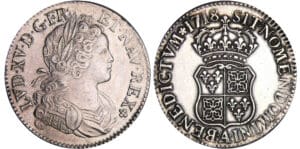 Louis XV (1715-1774) - Ecu de France-Navarre - 1718 A (Paris)