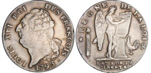 Constitution (1791-1792) - Ecu de 6 livres type FRANCOIS 1793 R (Orléans) Constitution (1791-1792) - Ecu de 6 livres type FRANCOIS 1793 R (Orléans)