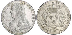 Louis XV (1715-1774) - ½ écu aux branches d’olivier - 1733 & (Aix) Louis XV (1715-1774) - ½ écu aux branches d’olivier - 1733 & (Aix)